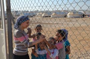 Flyktingläger i Turkiet.